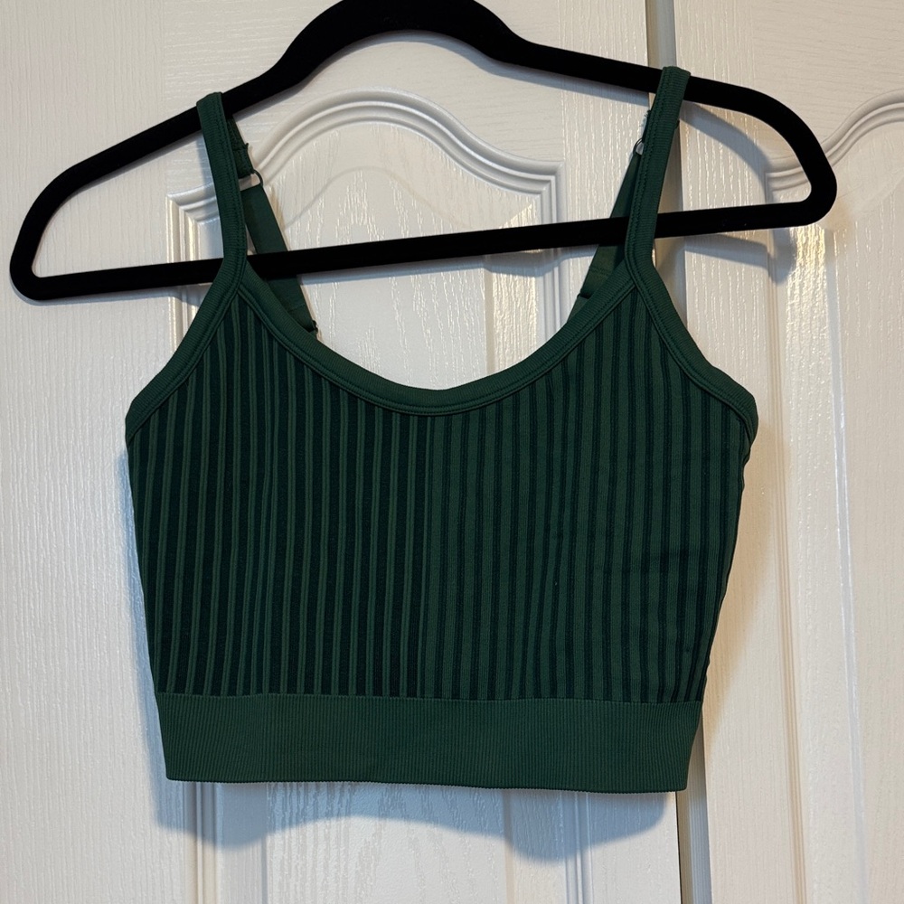 Aerie superchill seamless ribbed scoop bralette